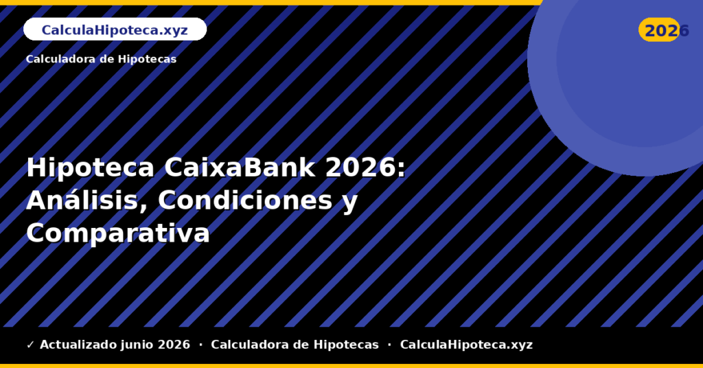 Hipoteca CaixaBank: Análisis, Condiciones y Comparativa